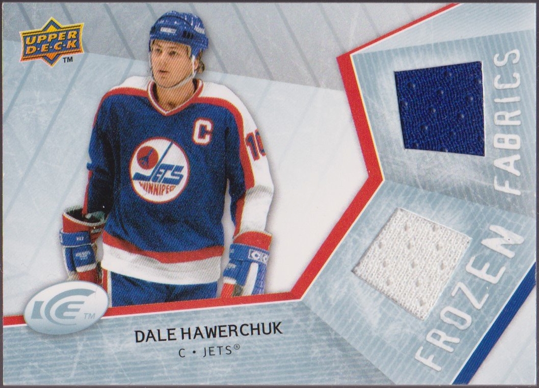 2008-09 Upper Deck Ice Frozen Fabrics #FFHW Dale Hawerchuk (image for) 2008-09 Upper Deck Ice Frozen Fabrics #FFHW Dale Hawerchuk